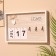Souvenir Eternal calendar "Home", wood, 2.5x30x20 cm, col. white