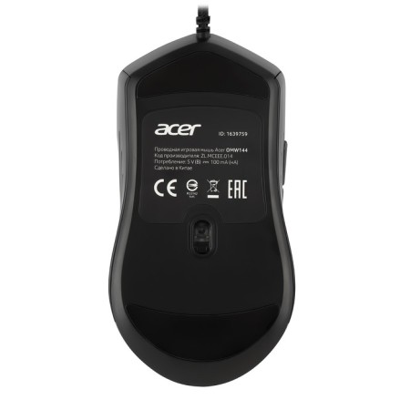 Acer OMW144 Black Optical Mouse (3200DPI) USB (7but)-2