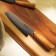 Koty Kitchen Sl Home "Olivia", Santoku, blade 17.78 cm, Damascus steel, brown color