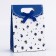 Gift box-package, packaging with a cut handle, "flowers" 12 x 6 x 16 cm