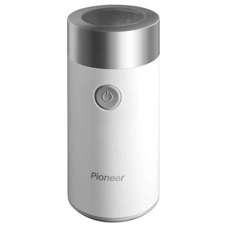 Pioneer CG205 coffee grinder, knife, 150W, 50 g, white-silver color