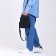 Male bag, black color