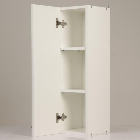 Bathroom hinged cabinet, two shelves, 24 x 24 x 80 cm-1