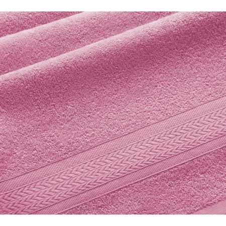 Tainted towel “Morning”, 400 g, size 40x70 cm, pink color