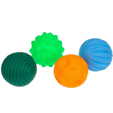 Gift set of developing tactile balls “Magic Suitcase”, 4 pcs., New Year's gift packaging, crumb me-8