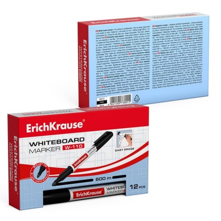Marker for the Boem Erichkrause W-110, 2.0 mm, for writing on dry erasure boards, alcohol-based ink without xylol, black-3