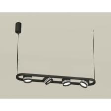 A set of suspended swivel with acrylic Ambrella Light, Traditional Diy, XB9164153, 4XGX53, Black Sand, White Matte