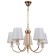 Chandelier 2142/5 E14 40W gold 57x57x36 cm Bayerlux
