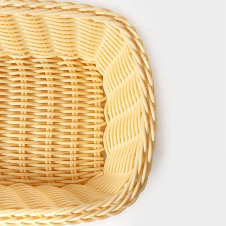 Basket for fruits and bread Vanilla, 24 × 17 × 6.5 cm-3