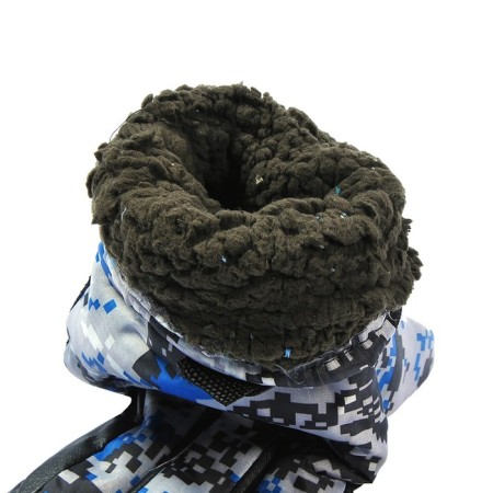 Male gloves winter, blue color, size 12 (25-30 cm)-1
