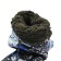 Male gloves winter, blue color, size 12 (25-30 cm)