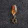 TALISTAR-TALISMAN "Star David", natural amber