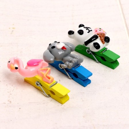Set for photos and decor "Animals" 12 pcs.-2