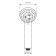 Shower watering can Wasserkraft A120, 3 modes, ABS plastic, nickel