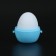 Masturbator EGG OKI-hips, embossed, in a case for storage, blue
