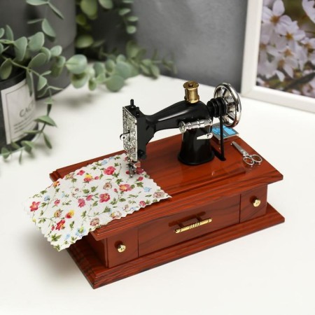 Casket Plastic Mechanical Mechanical "mother Sewing machine" 9.5x18x13.5 cm