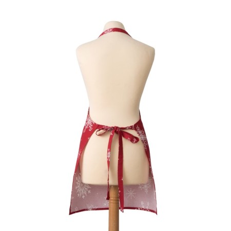 Apron "Dolyana" white snowflakes 60x65 cm, 100% cotton, 164 g/m2-4