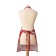 Apron "Dolyana" white snowflakes 60x65 cm, 100% cotton, 164 g/m2