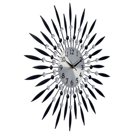 Wall clock, series: openwork, "rays-pim", smooth move, d-50 cm, dial 14.5 cm-4