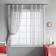 Set of curtains "Shelby", size 2x145x175 cm, color gray color