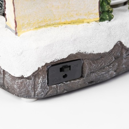 LED figure "New Year's City" 19 × 17 × 13 cm, polystone, AAX3 batteries (not in the kit), USB, glow warm white-6