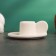 Simon Summarks White gloss, 3x6x6cm