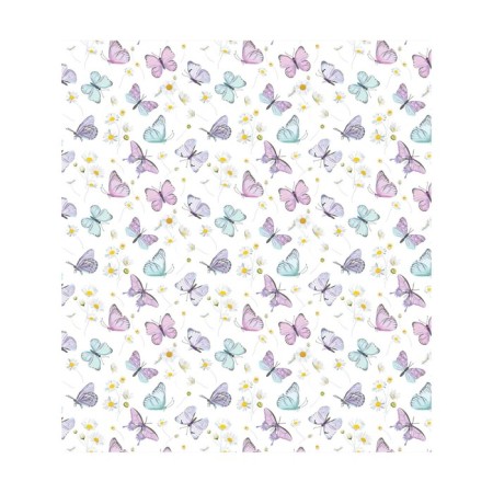 A set of napkins for setting the table "Butterflies and chamomile", rectangular, size 32x46 cm, 4 pcs-2