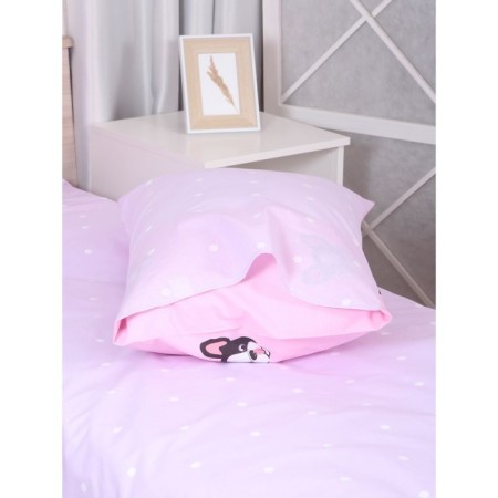 Bed linen 1.5 joint venture Dogs, size 150x215 cm, 145x210 cm, 50x70 cm-2