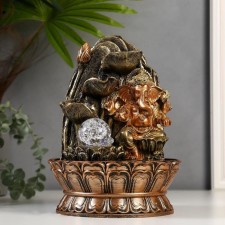The desktop fountain from the network, the backlight 