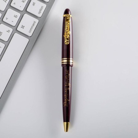 Pen "dear teacher", plastic, blue paste, 1.0 mm-2