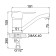 ACCOONA A4242 kitchen mixer, one -leaf, with nut, silumin, chrome