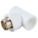 The Politekus tee, polypropylene, d = 25 mm x 3/4 ", external thread