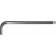 IMBUS KRAFTOOL key, long with a ball, chromosetinated coating, CRMO, 17 mm