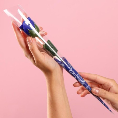 Soap rose, blue