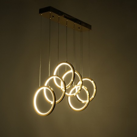 Lamp with DDD "Lorein" LED 60W 3000-6000k gold 55.5x25x25-125 cm-2