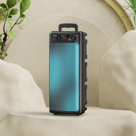 Portable column Hoco BS52, 20 W, 2200 mAh, BT5.0, TWS, USB, AUX, FM radio, black-4