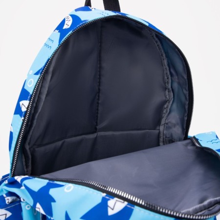 Baby backpack on lightning, blue color-3