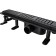 Comforty CF6ADB60 drainage groove, plastic, 600mm with a grille, black matte