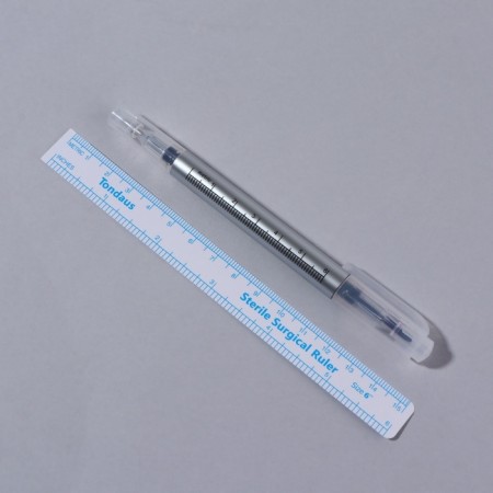 Skin marking set, 2 items: felt -tip pen and ruler-1