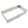 Culinary form square adjustable, from 15x15cm to 28x28 cm, height 5cm