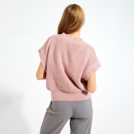 Women's vest minaku, powder color, size 46-4