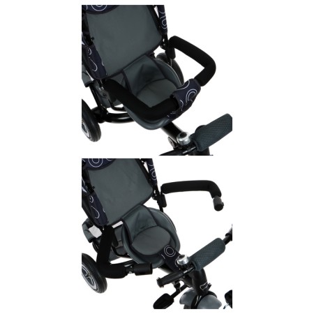 Three -haired bicycle Vivat 1, black color-5