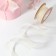 Kapron “wave” ribbon, with brilliance, 40 mm, 10 ± 1 m, creamy color No. 3