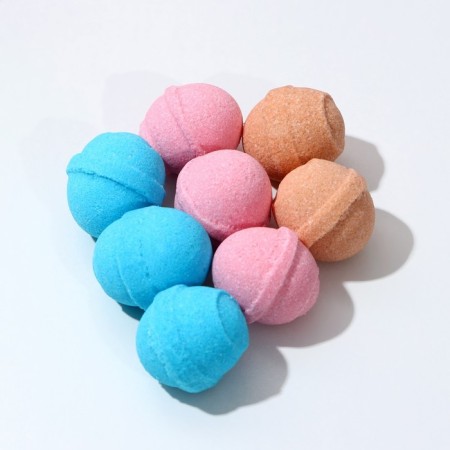 Gift set of cosmetics “Happy New Happiness!”, Bath bombs 8 x 20 g, pure happiness-1
