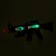 M16 automatic, light and sound effects, works from batteries
