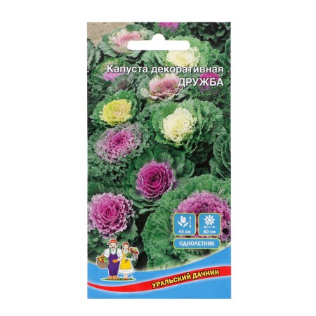 Seeds of flowers cabbage decorative "Friendship", 0, 1 g,