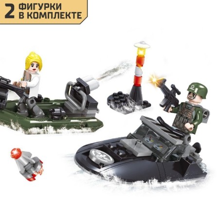 Constructor Army "Pucked on a boat", 106 parts-3