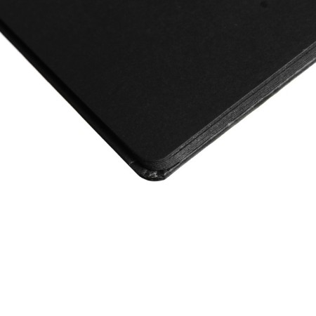 A5 sketchbook, 30 black sheets on the crest, "cat", solid substrate, density 110 gr., Mix-5