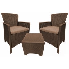 Maryland furniture set, wenge color, pillow color mix