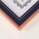 Photo frame plastic A4 Format "Dark blue with copper stroke" 1.4x24.2x32.9 cm